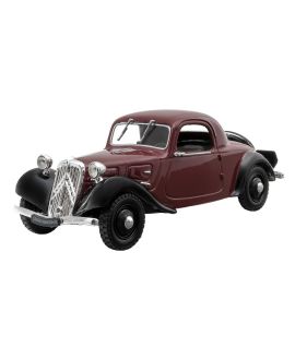 Lot 2 miniatures Citroën Traction 1/43 – Éditions Atlas – avec socles - Collection