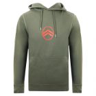 GRÜNER FIRMEN-SWEATSHIRT MIT KAPUZE