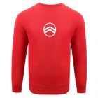 ROTES CORPORATE-SWEATSHIRT MIT RUNDHALS-AUSSCHNITT