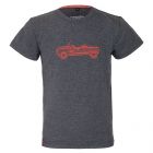 KINDER T-SHIRT FAHRZEUG MEHARI CITROËN GRAU ORANGE
