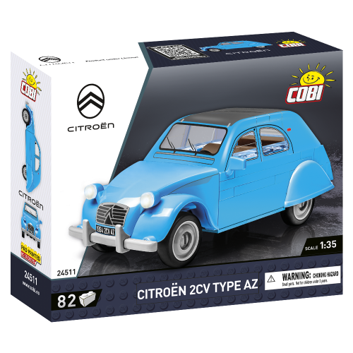 SPIELZEUG CITROËN 2 CV TYP AZ 1962 82 BLÖCKE BLAU