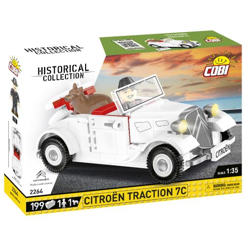 SPIELZEUG CITROËN TRACTION 7C 1934 199 BLÖCKE WEISS