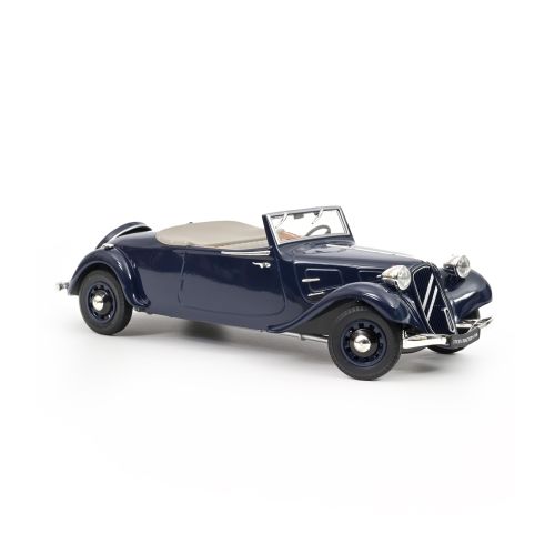 MINIATUR CITROËN TRACTION CABRIOLET 1938 1/18 DUNKELBLAU 
