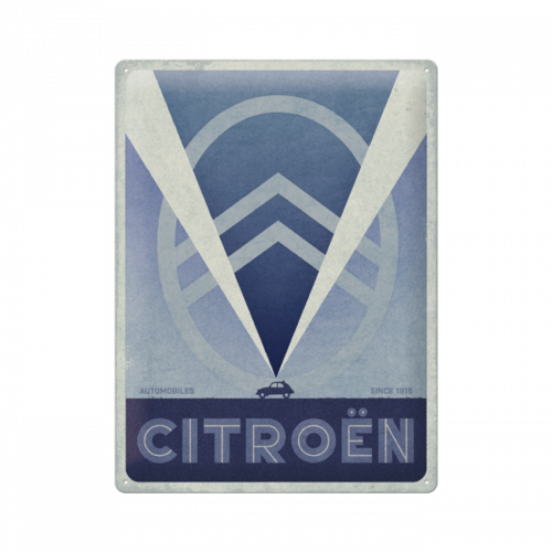 METALLSCHILD CITROËN-LOGO