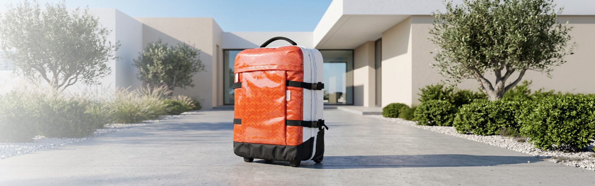 valise Citroën motif les Chevrons